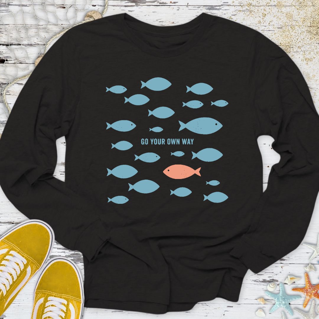 Go Your Own Way Long Sleeve Tee