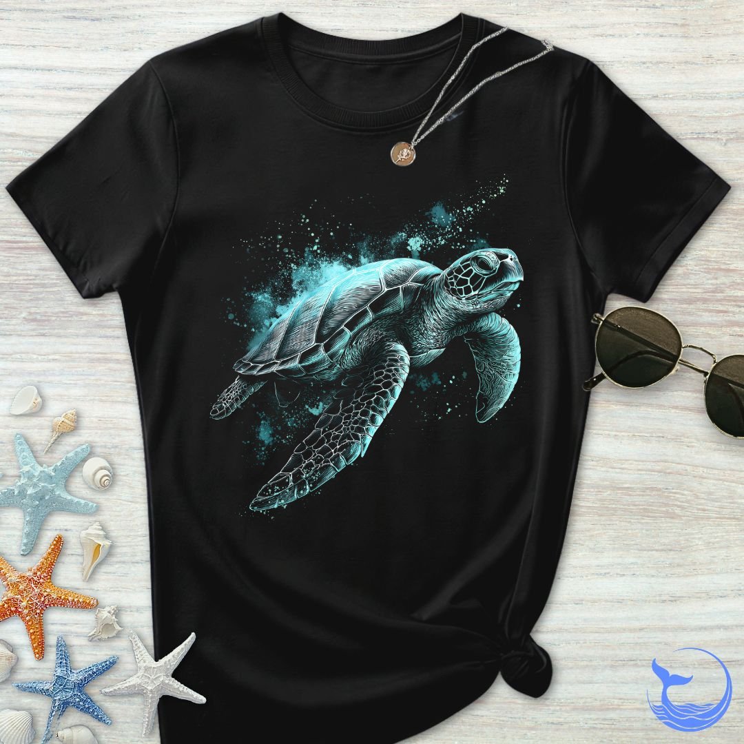 Bioluminescent Turtle Women's T-Shirt