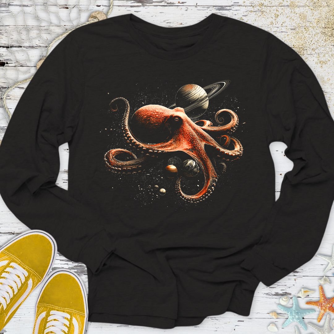 Cosmic Octopus Long Sleeve Tee