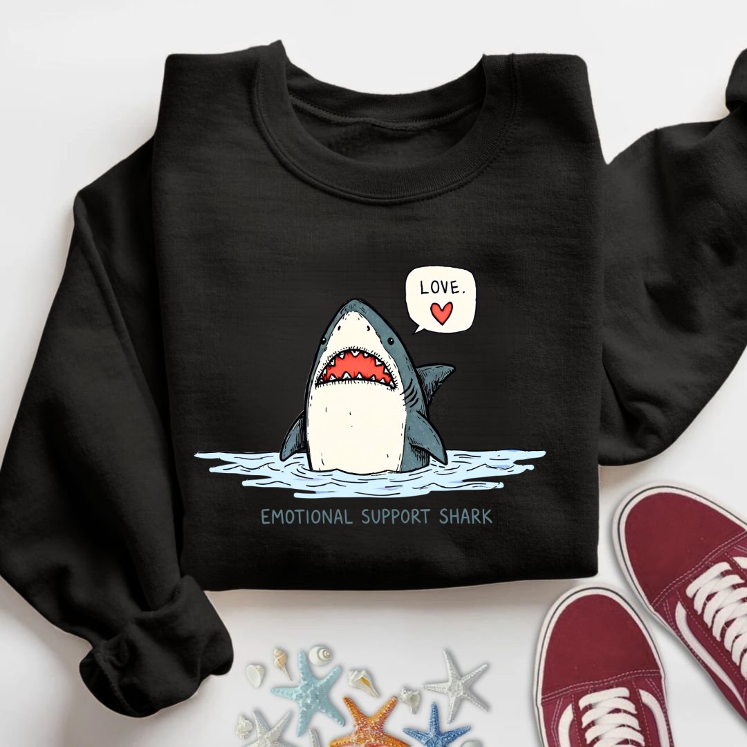 Emotional Support Shark Sweatshirt
