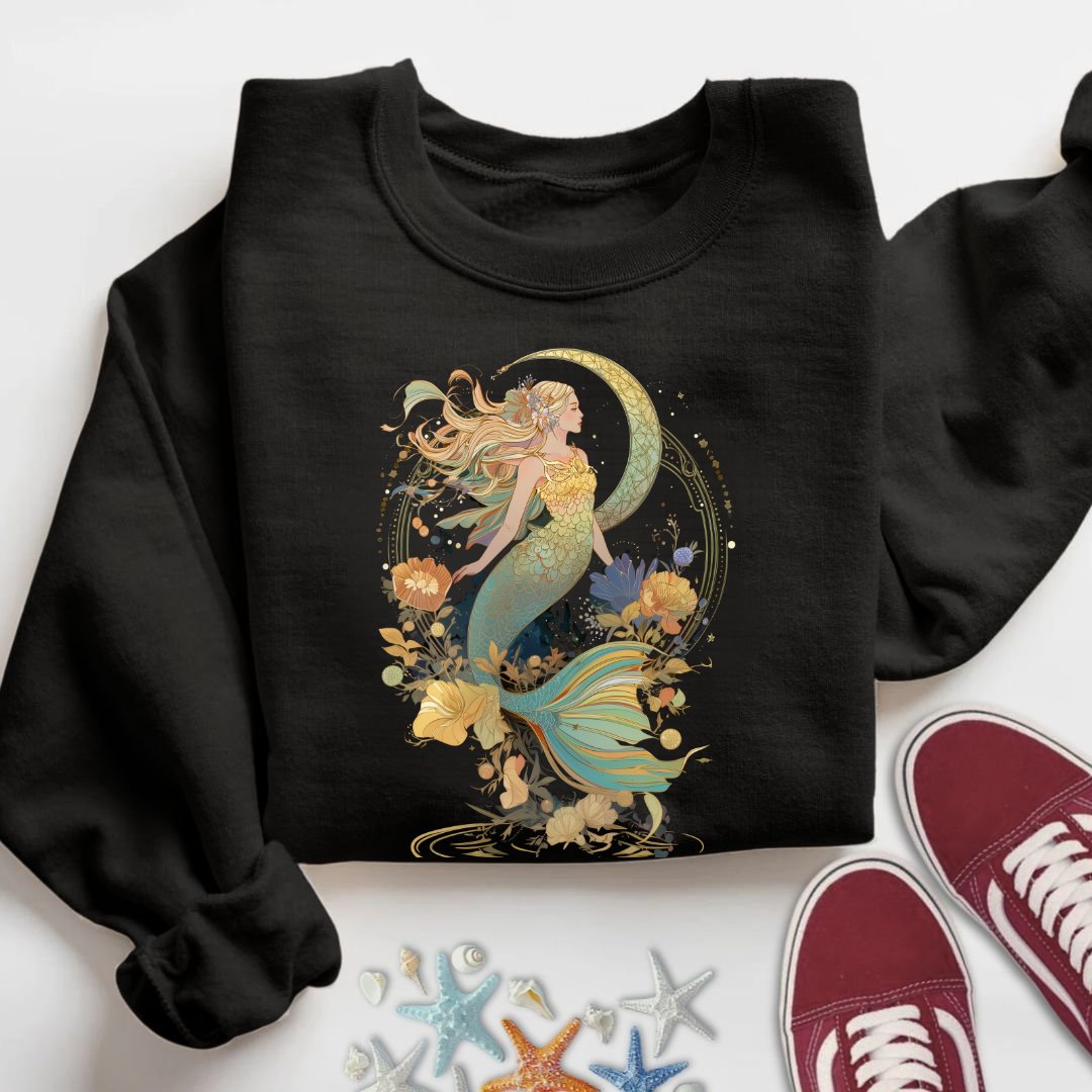 Mermaid Art Nouveau Sweatshirt