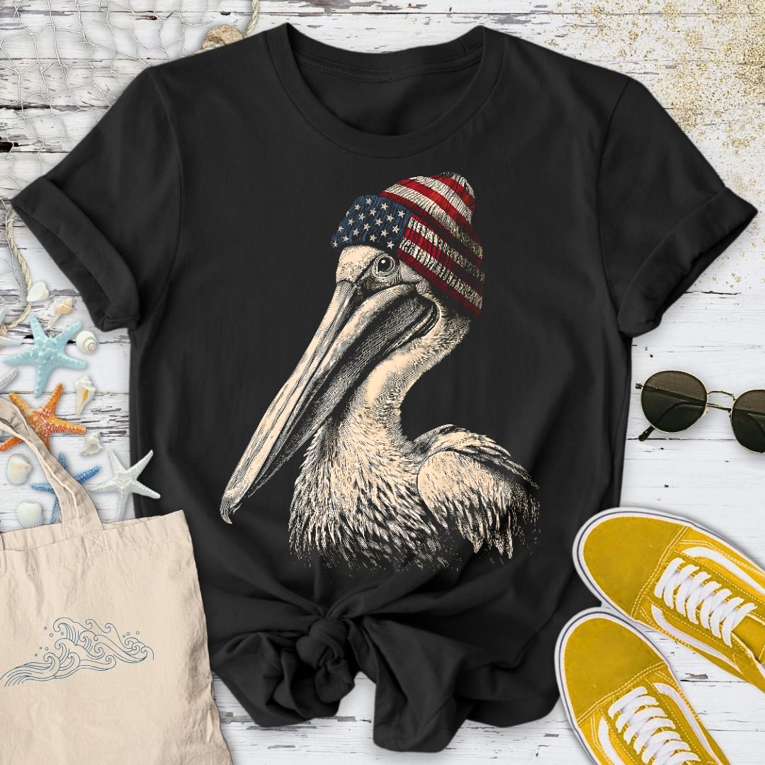 Winter Pelican USA T-Shirt