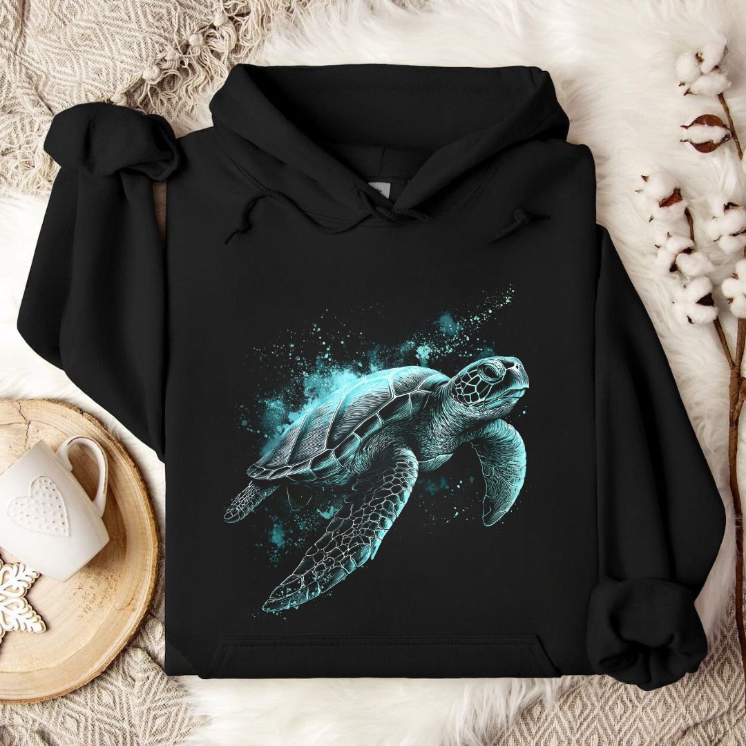 Bioluminescent Turtle Hoodie
