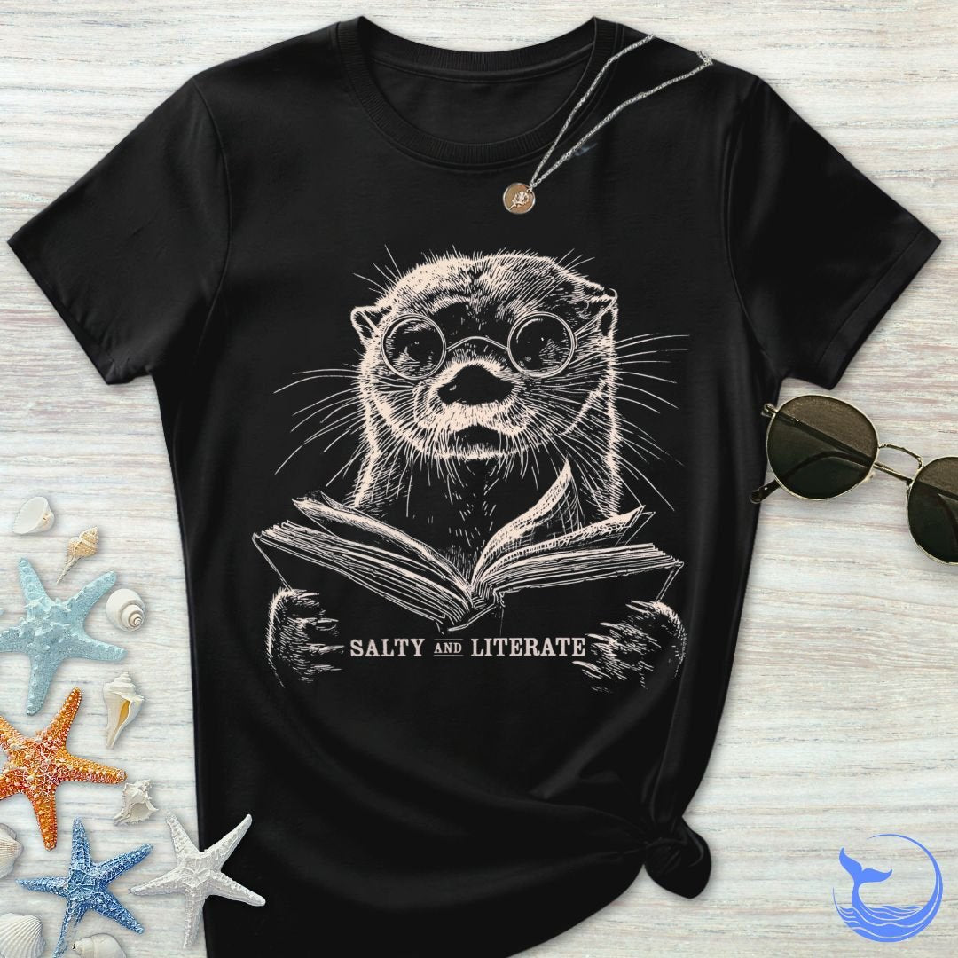 Salty and Literate Otter Women's T-Shirt