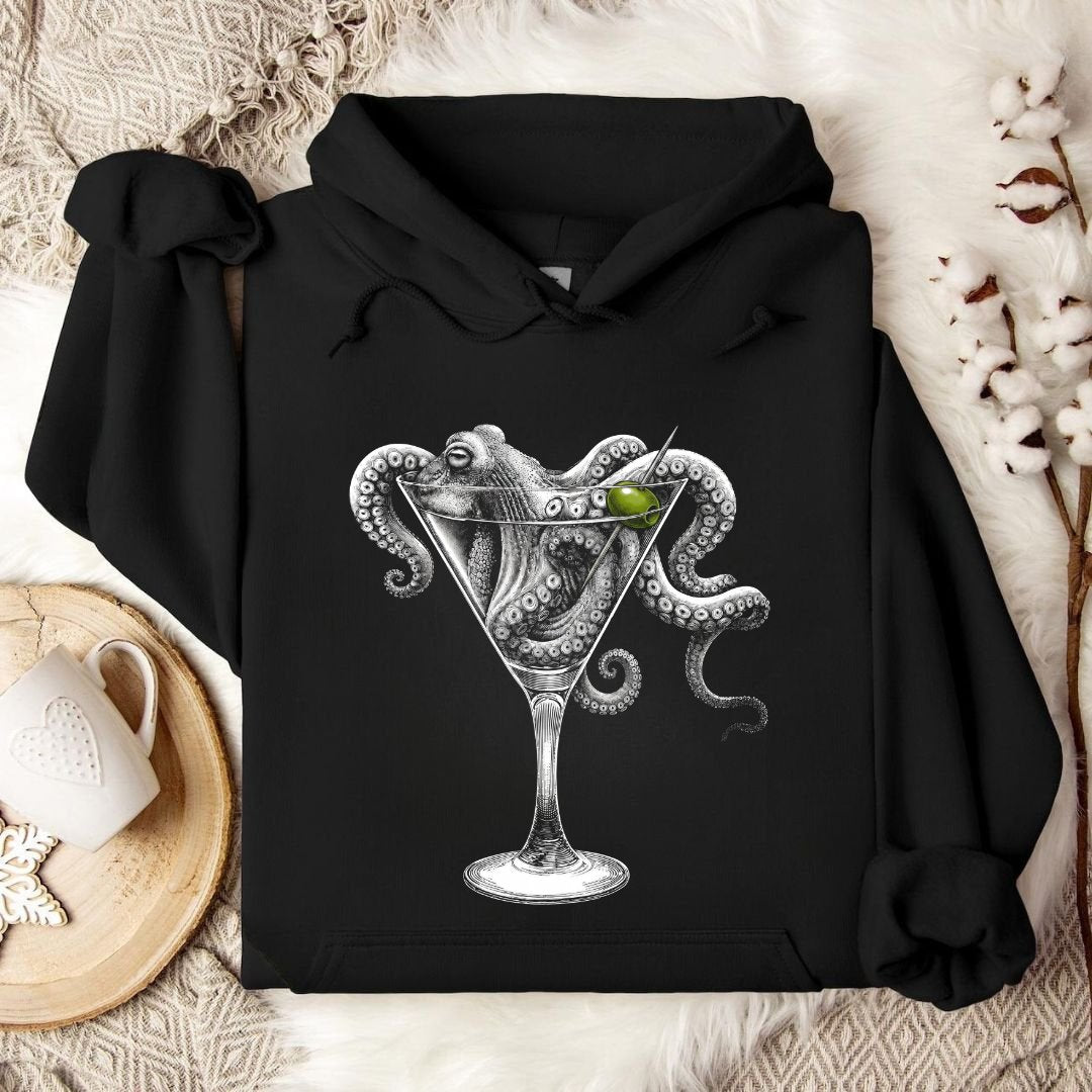 Octopus Martini Hoodie