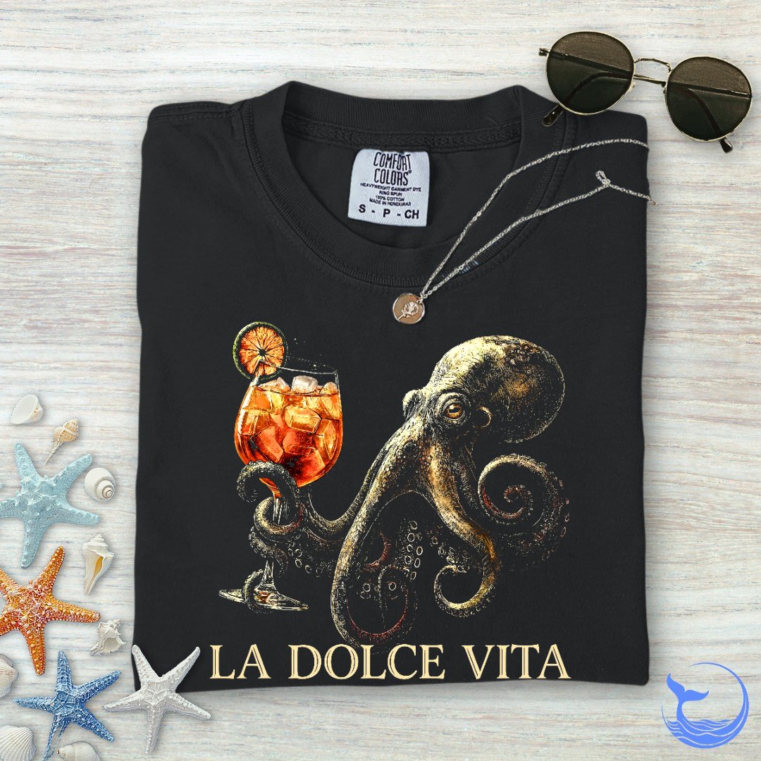 La Dolce Vita Octopus Comfort Colors T-Shirt