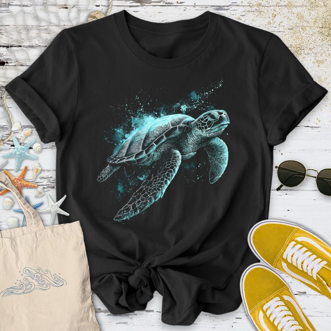 Bioluminescent Turtle T-Shirt