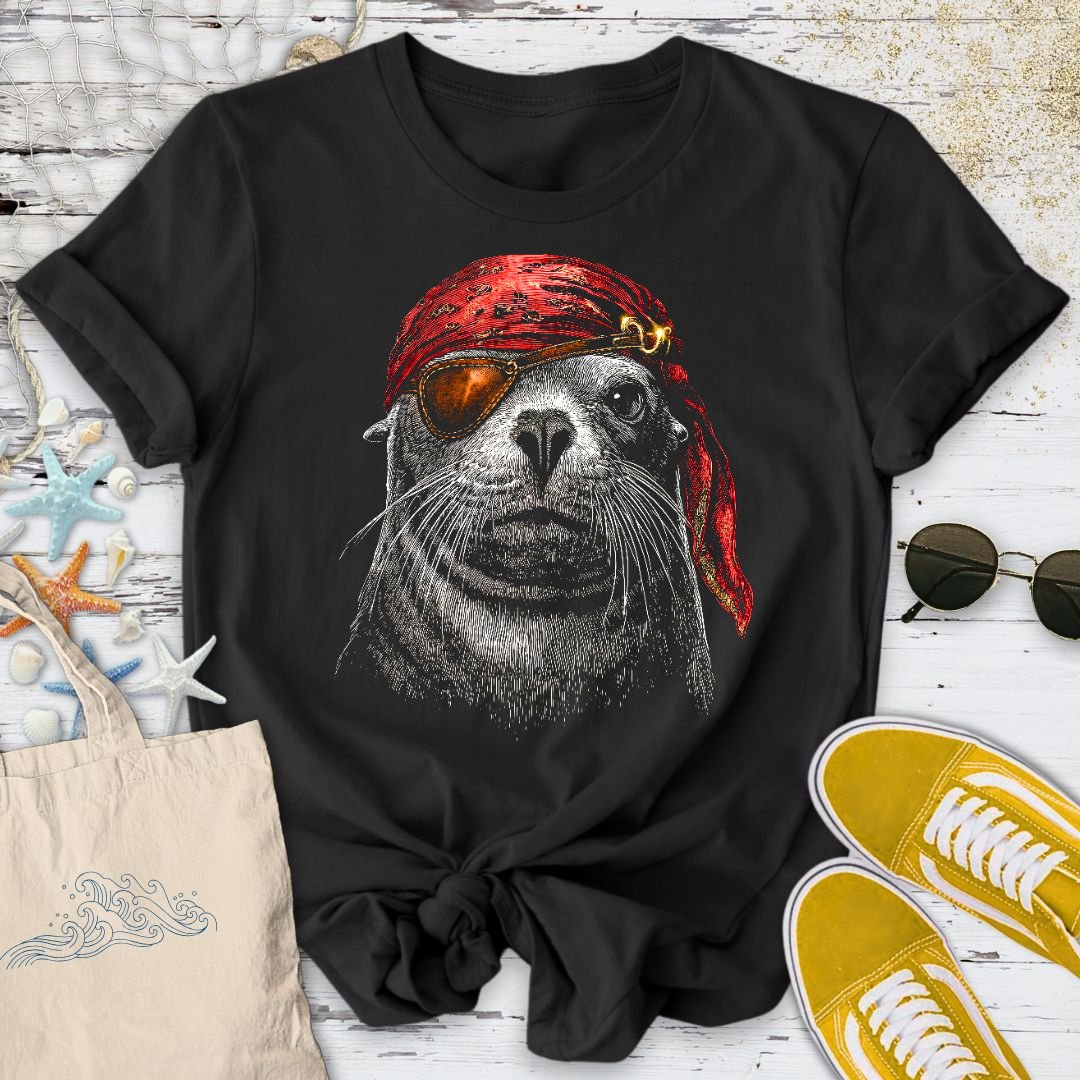 Sea Lion Pirate T-Shirt