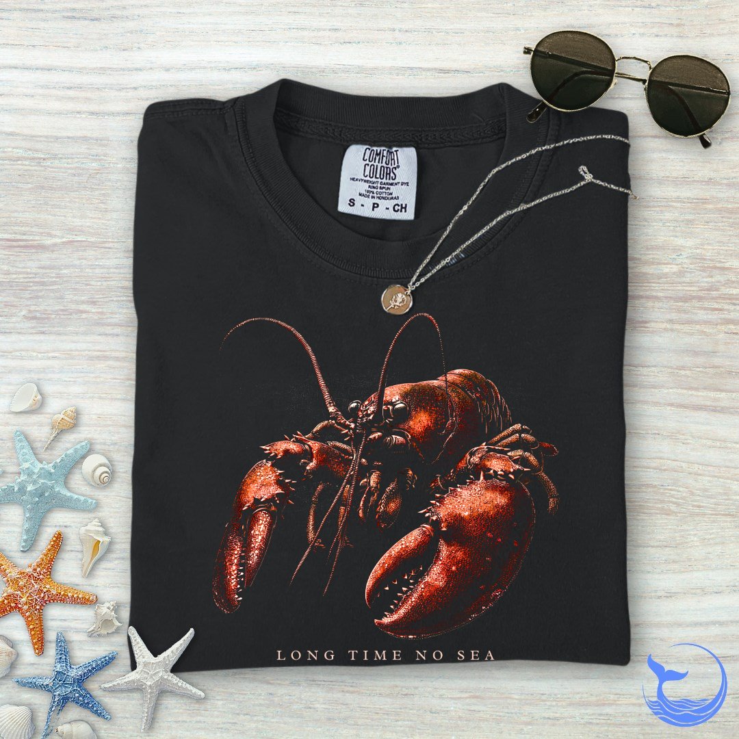 Long Time No Sea Lobster Comfort Colors T-Shirt