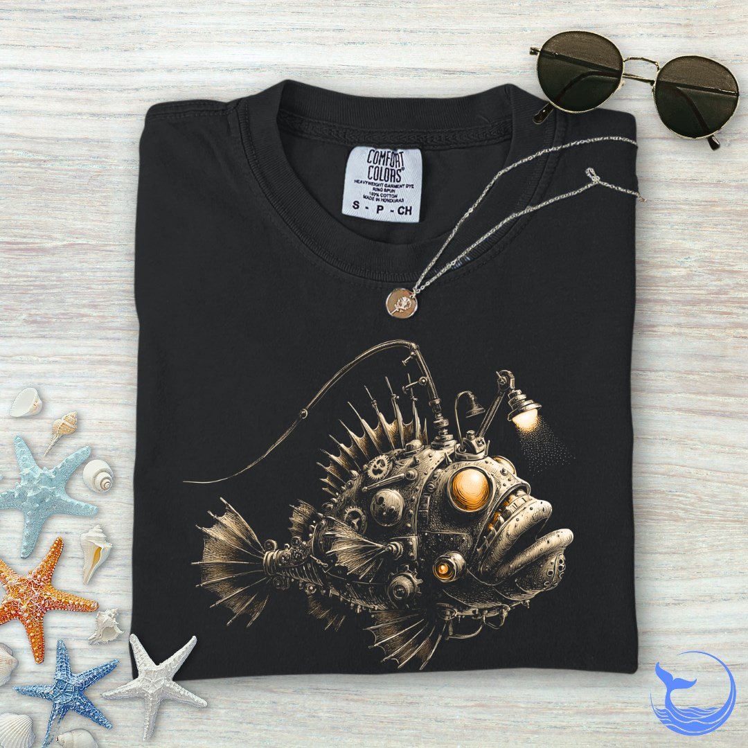 Steampunk Anglerfish Comfort Colors T-Shirt