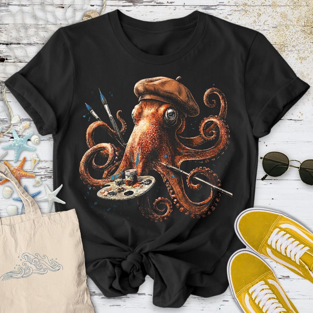 Artist Octopus T-Shirt