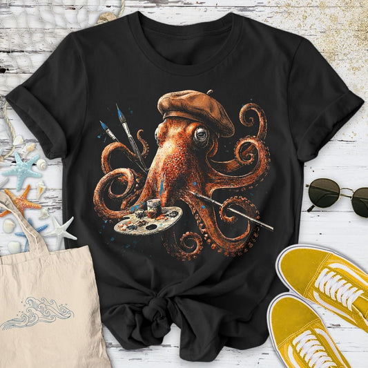 Artist Octopus T-Shirt