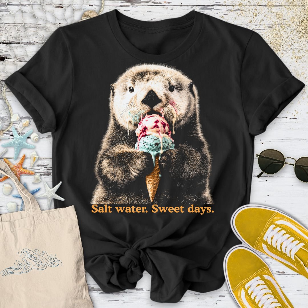 Salt Water Sweet Days Otter T-Shirt