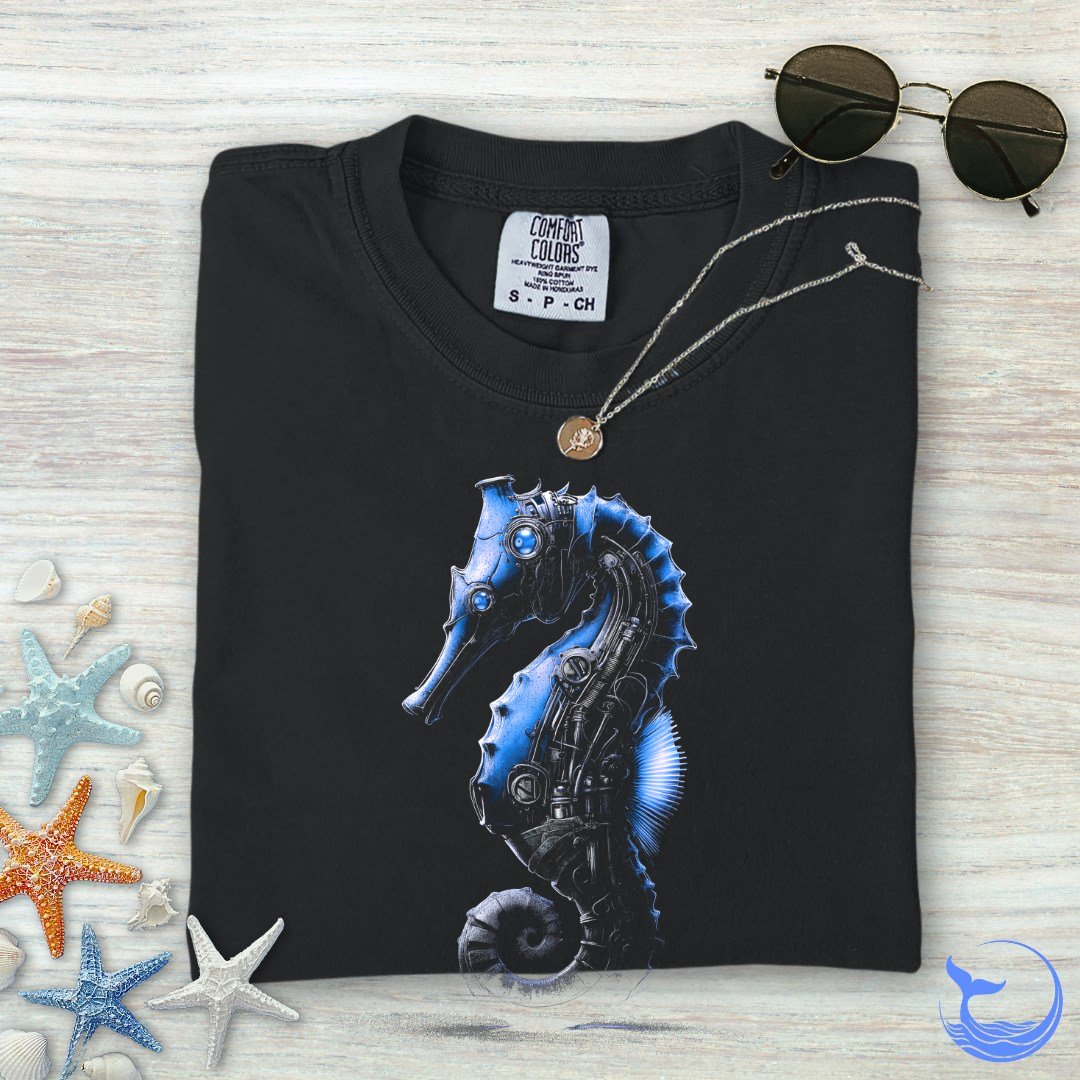 Steampunk Seahorse Comfort Colors T-Shirt