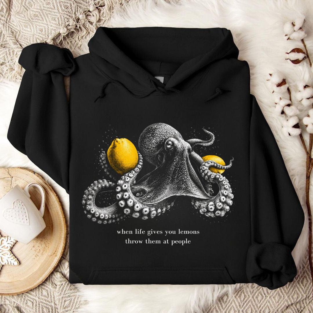 Lemons, Octopus Hoodie