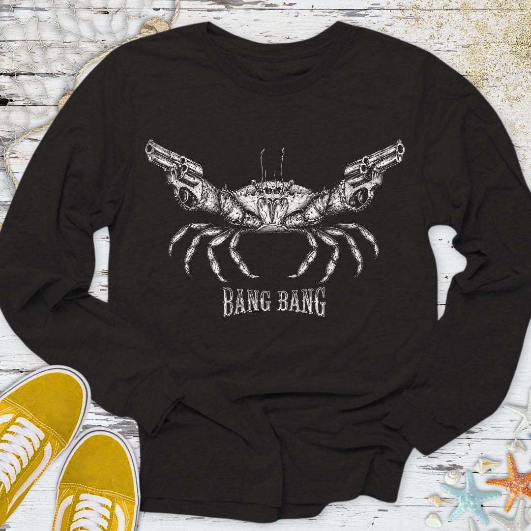 Bang Bang Crab Long Sleeve Tee