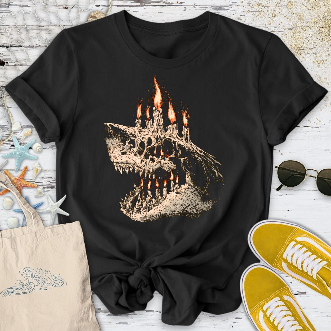 Burning Shark T-Shirt