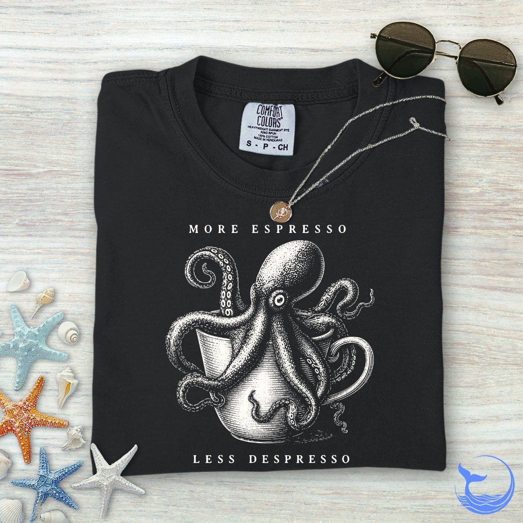 Espresso Octopus Comfort Colors T-Shirt