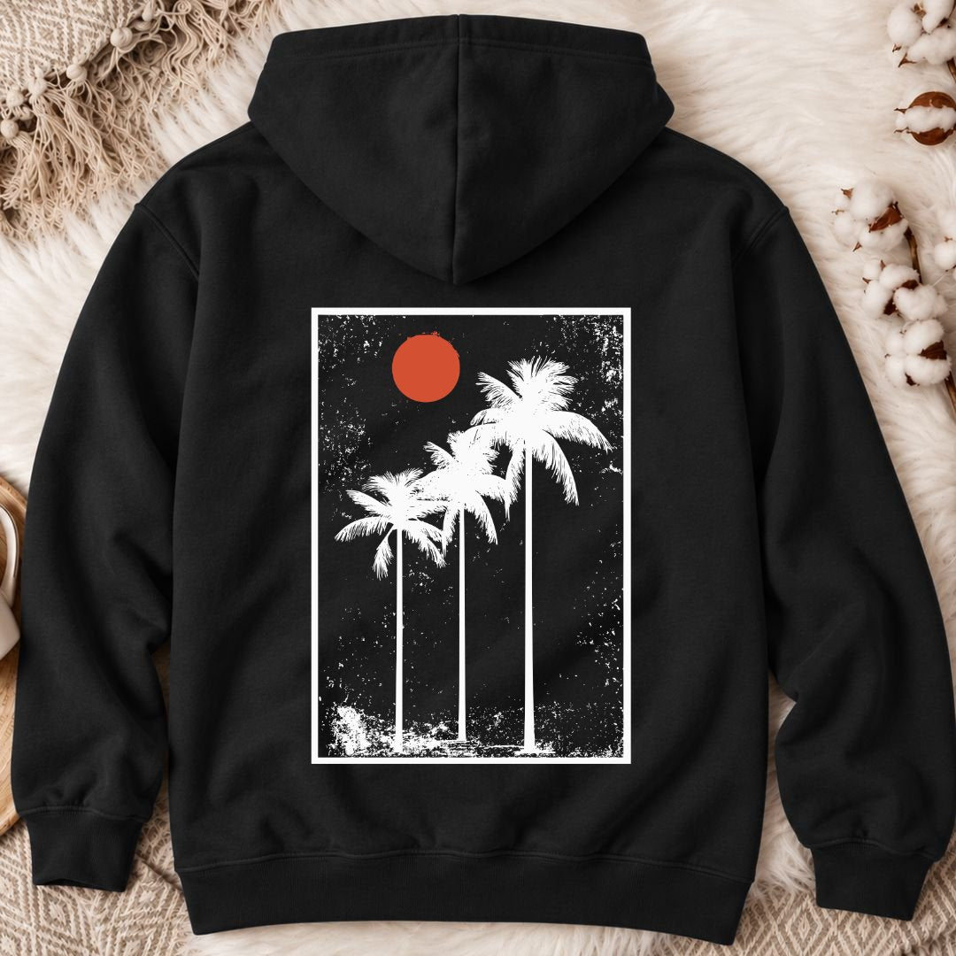 Vintage Palms Back Print Hoodie