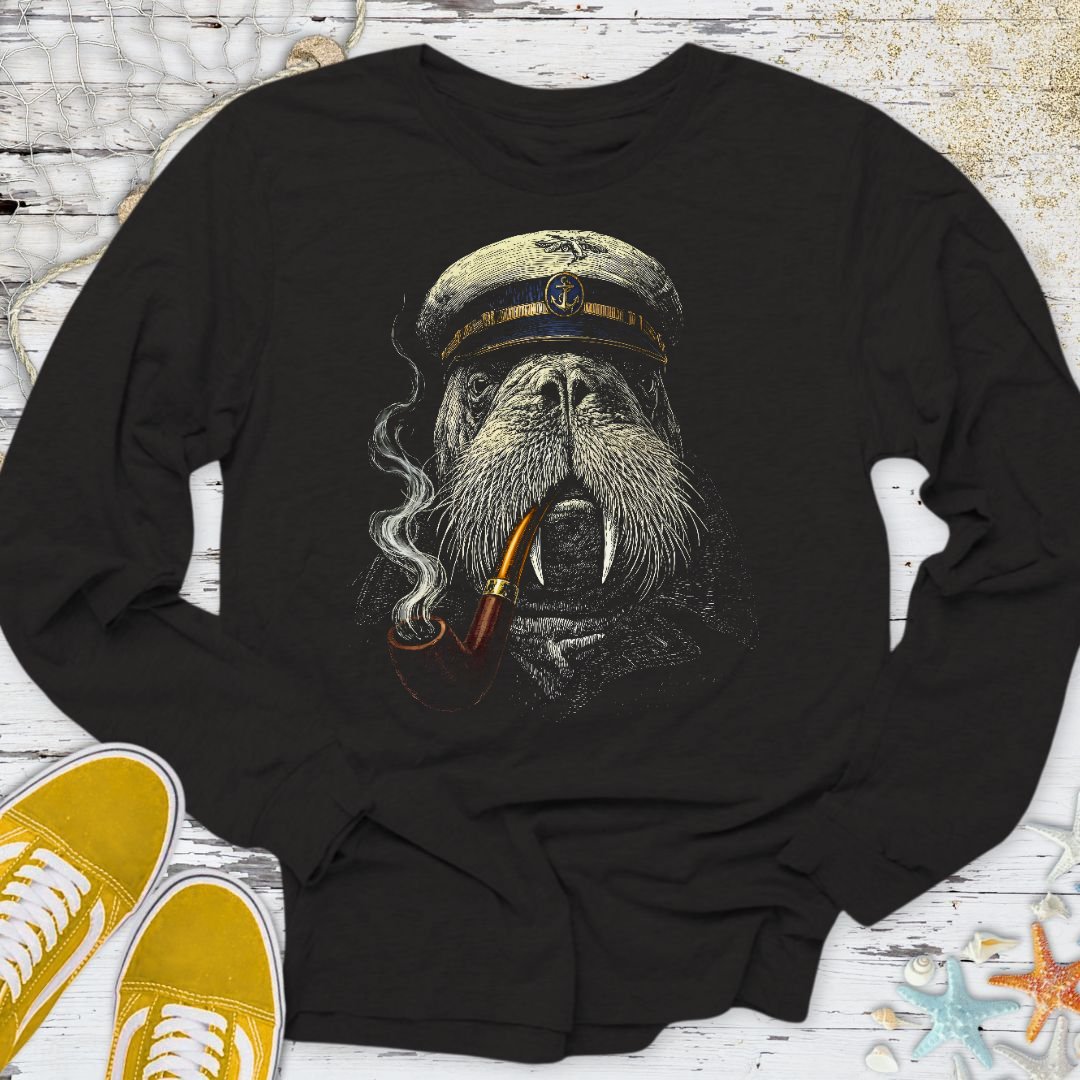 Captain Walrus Long Sleeve Tee