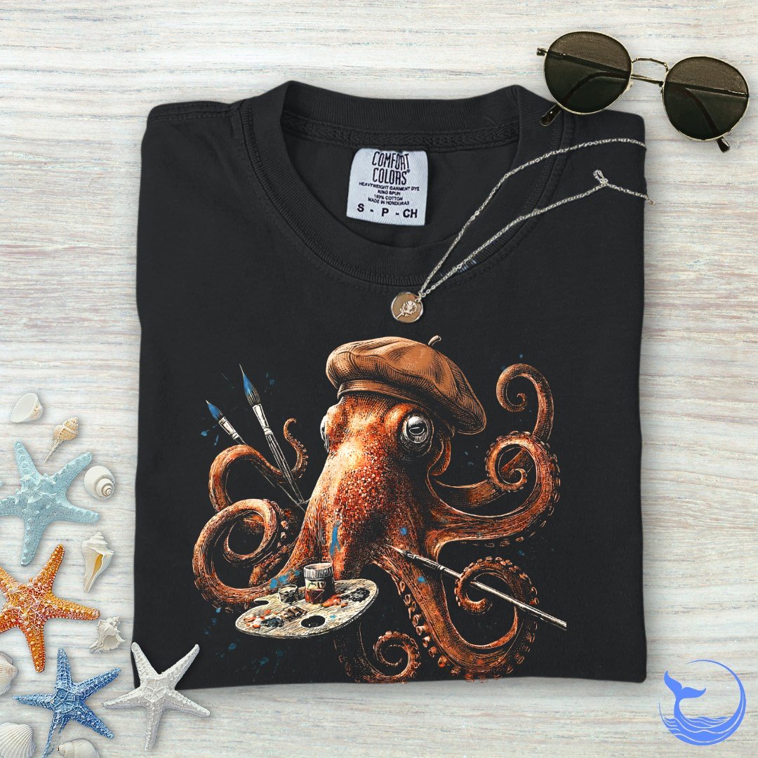 Artist Octopus Comfort Colors T-Shirt