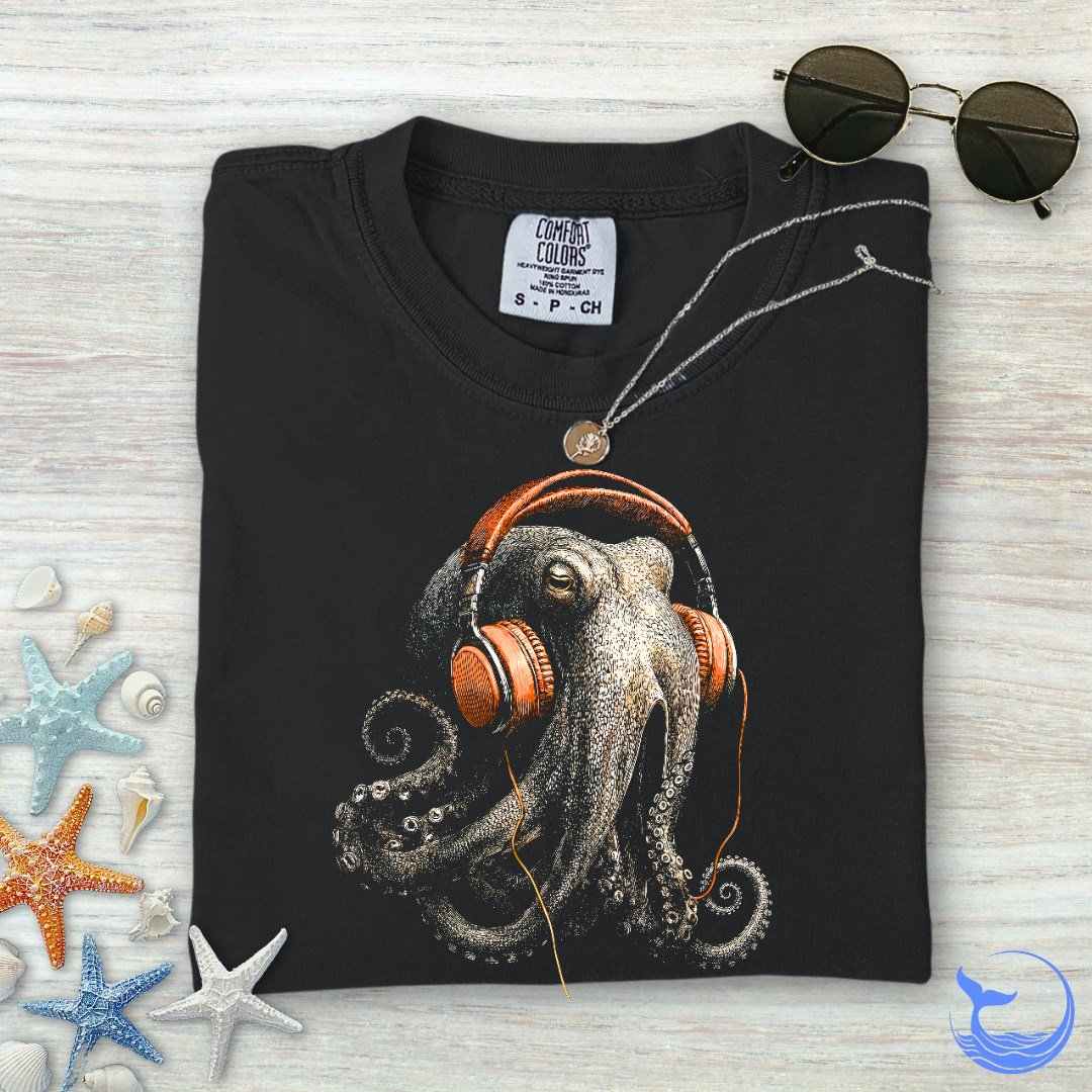 Groovy Octopus Comfort Colors T-Shirt