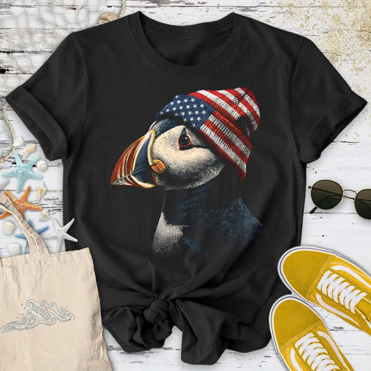 Winter Puffin USA T-Shirt