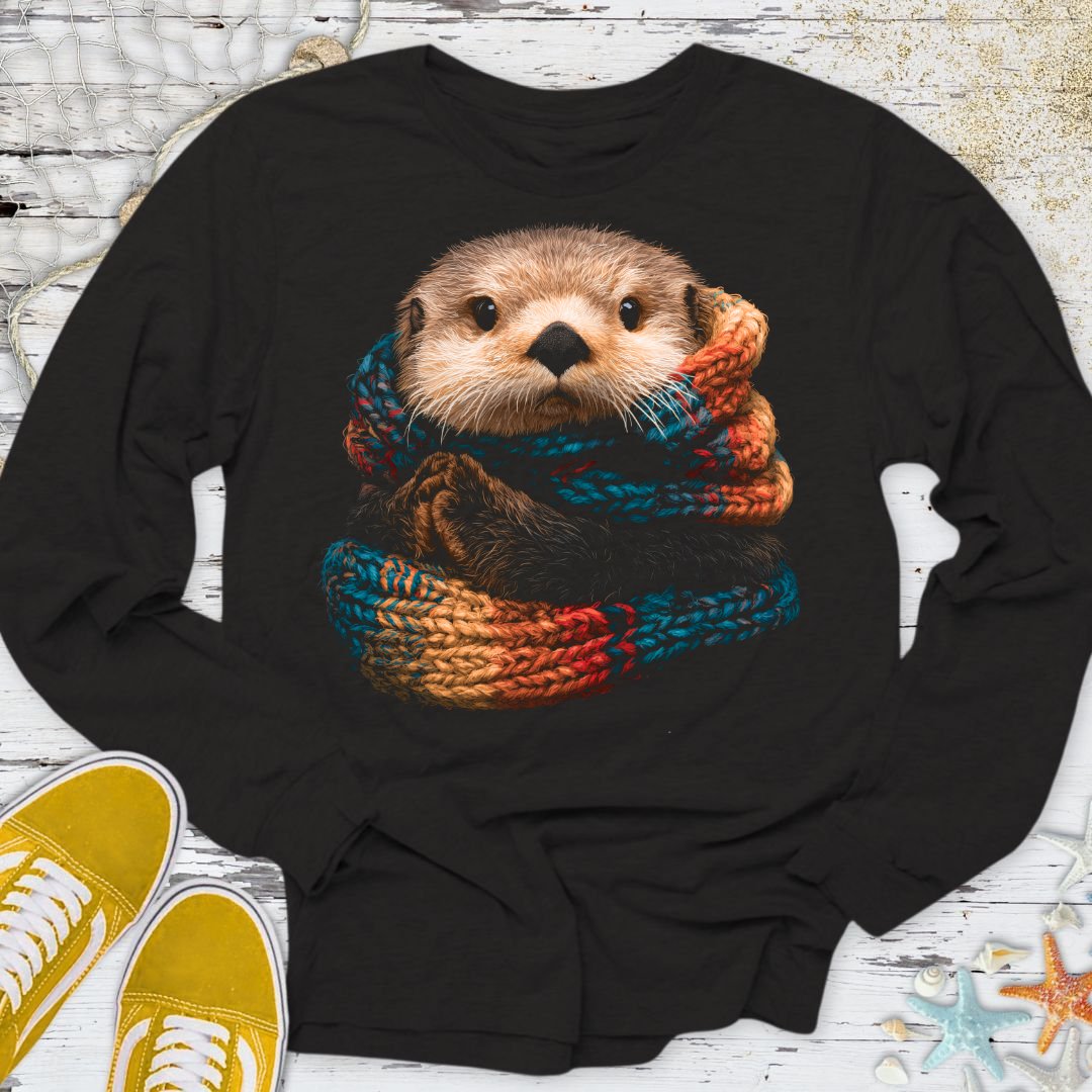Winter Ready, Otter Long Sleeve Tee