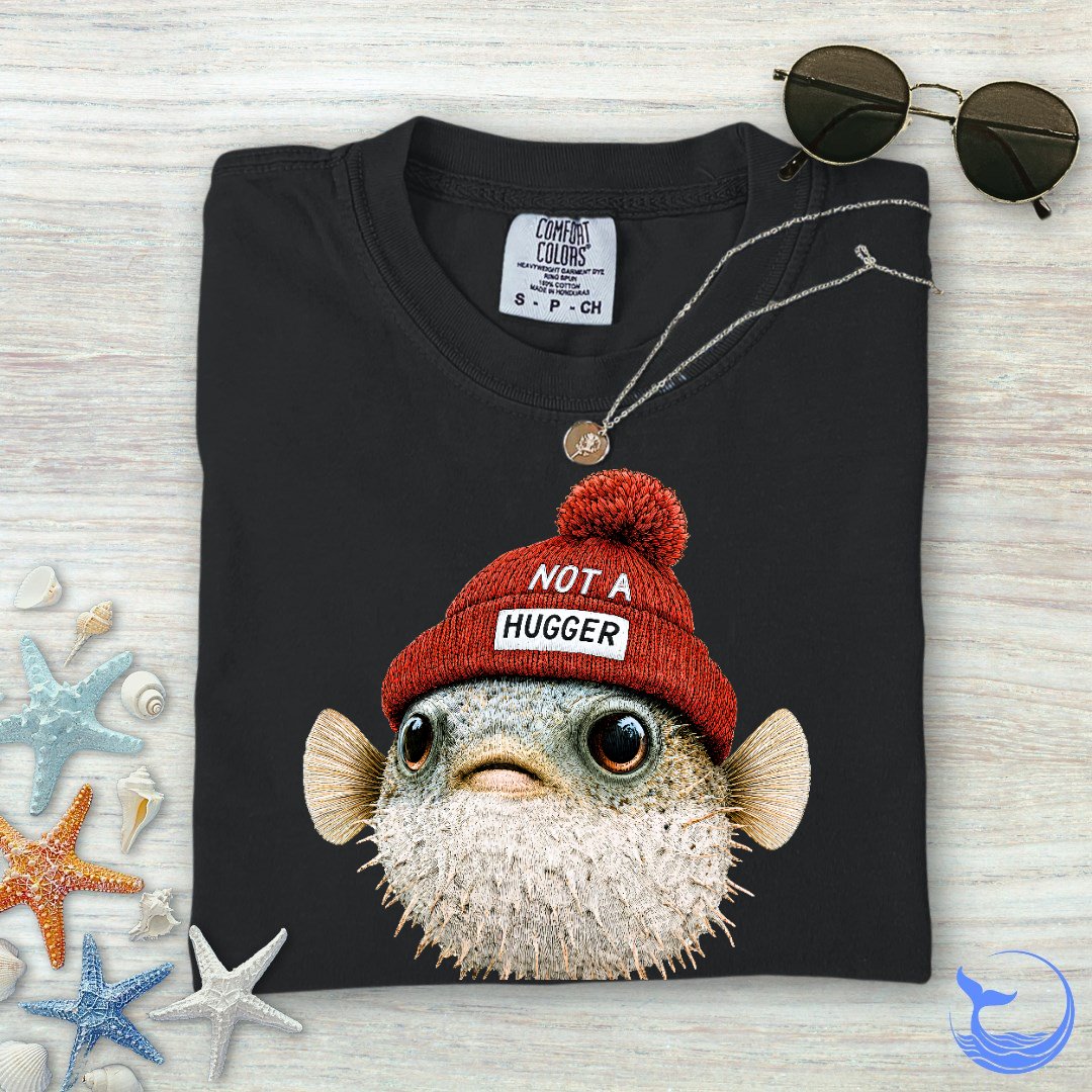 Hugger Pufferfish Comfort Colors T-Shirt