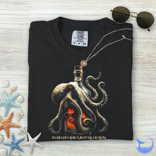 Octopus & Rum Comfort Colors T-Shirt