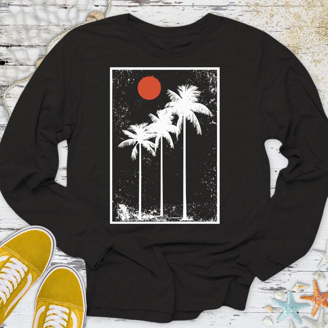 Vintage Palms Long Sleeve Tee