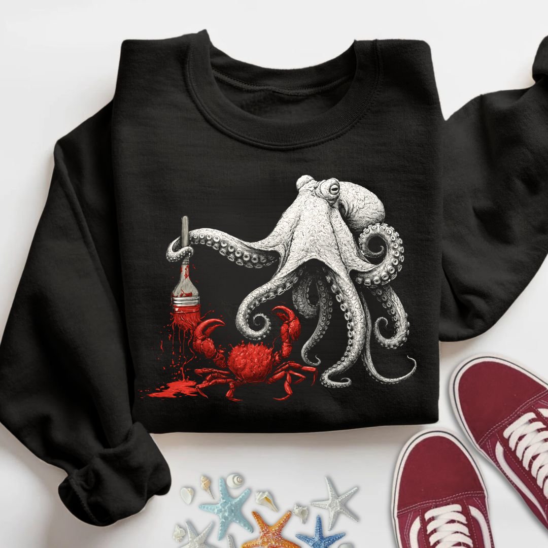 Off To Paint Stuff, Octopus Sweatshirt