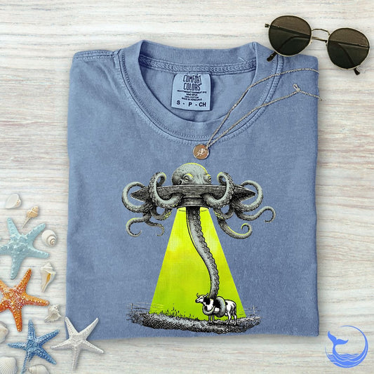 Alien Octopus Comfort Colors T-Shirt