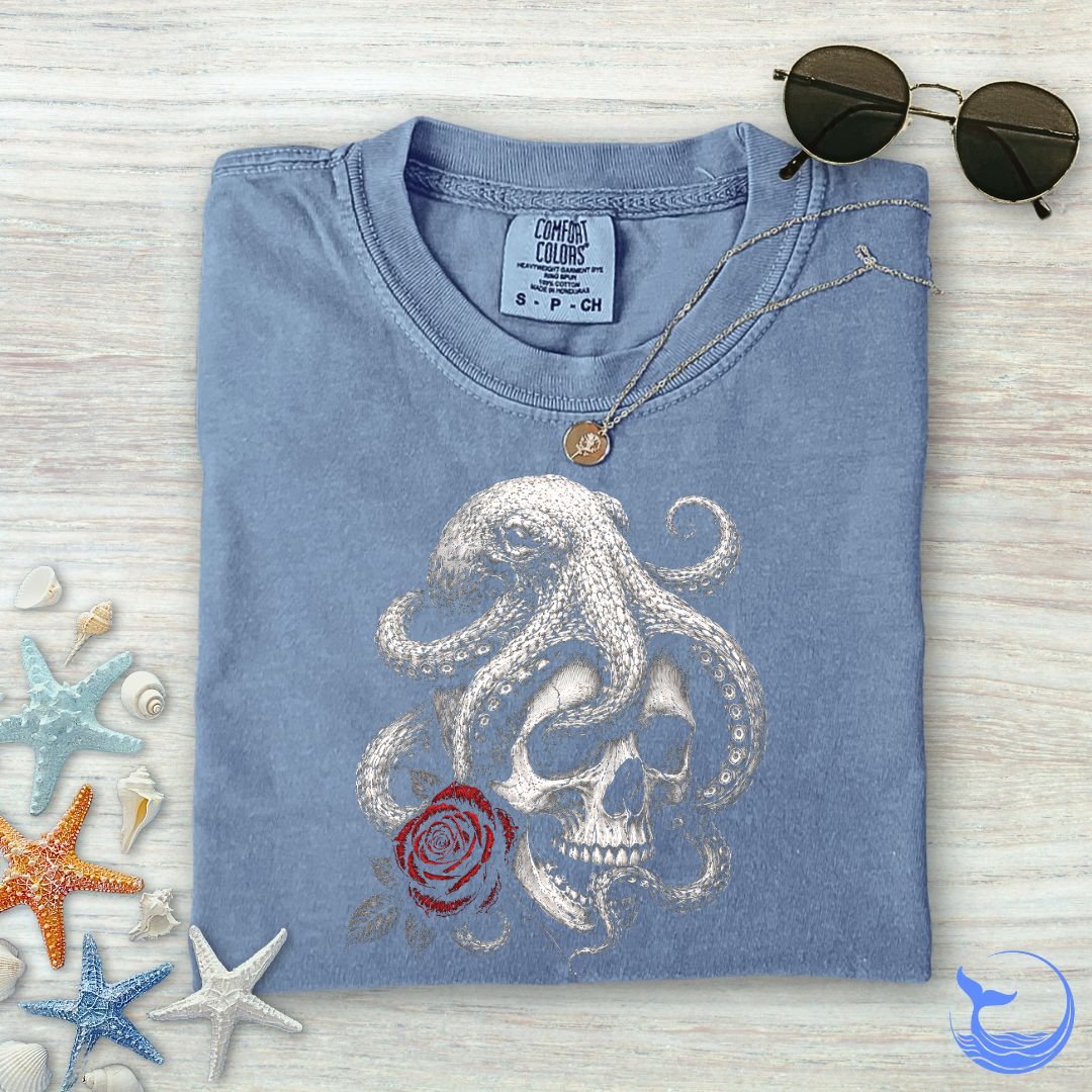 The Last Rose, Octopus Comfort Colors T-Shirt