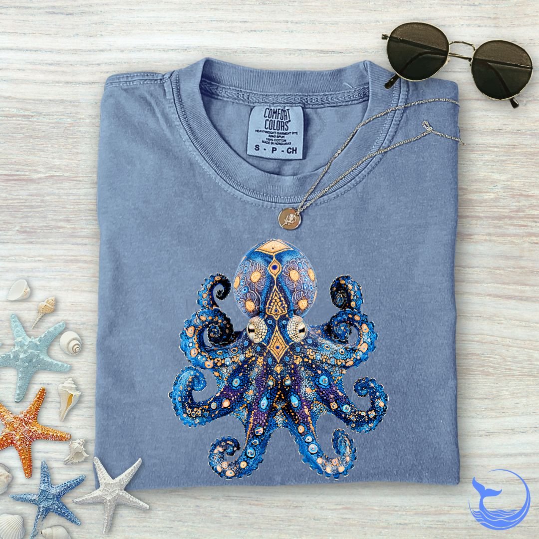Blue-Ringed Octopus Comfort Colors T-Shirt
