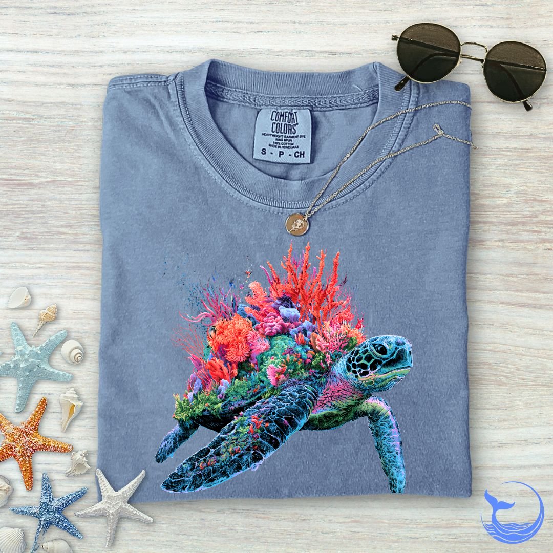 Reef Turtle Comfort Colors T-Shirt