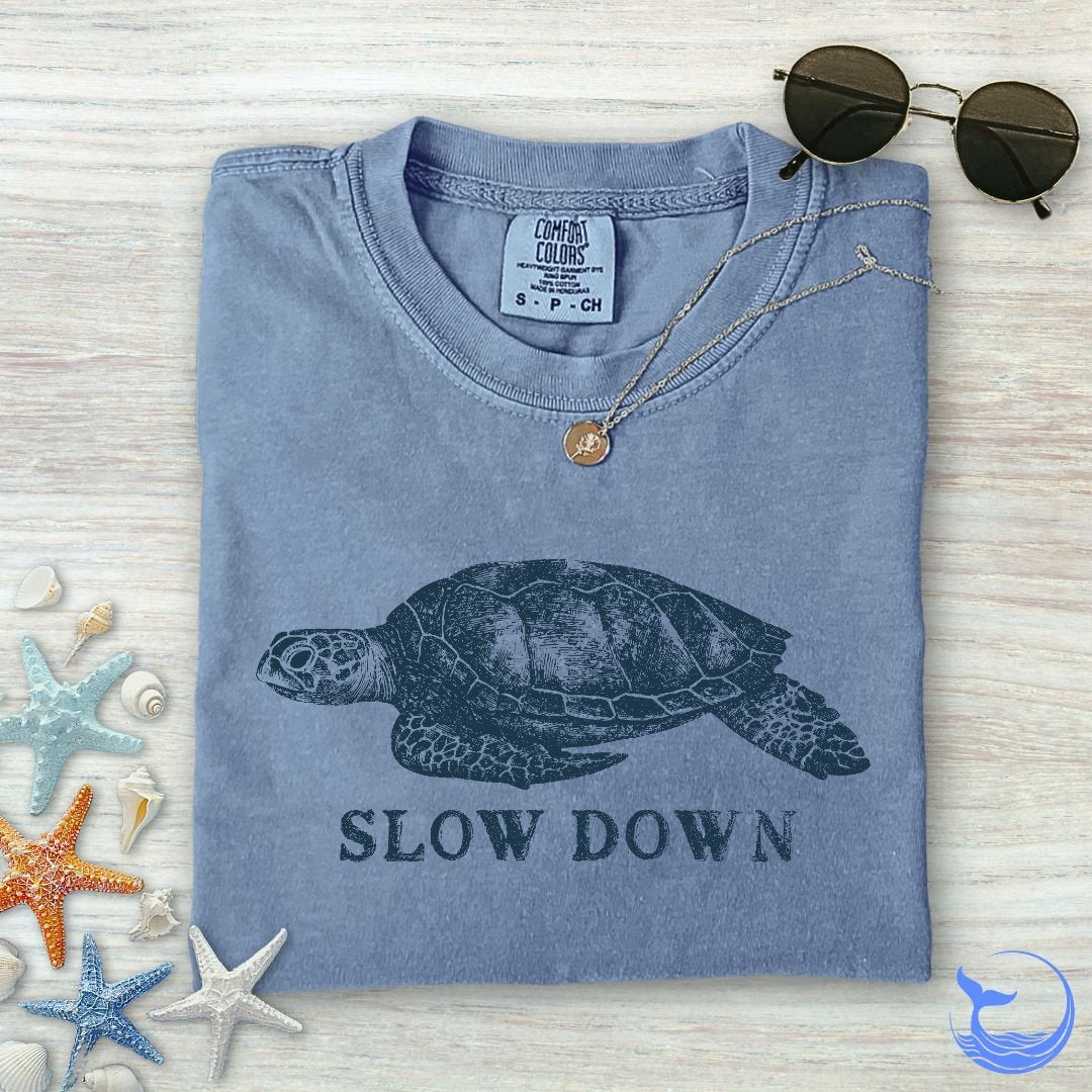 Slow Down Turtle Comfort Colors T-Shirt