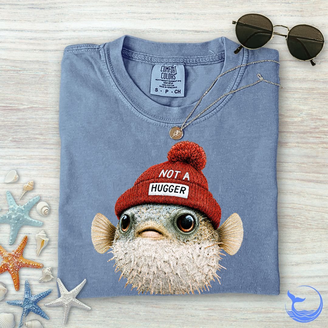 Hugger Pufferfish Comfort Colors T-Shirt