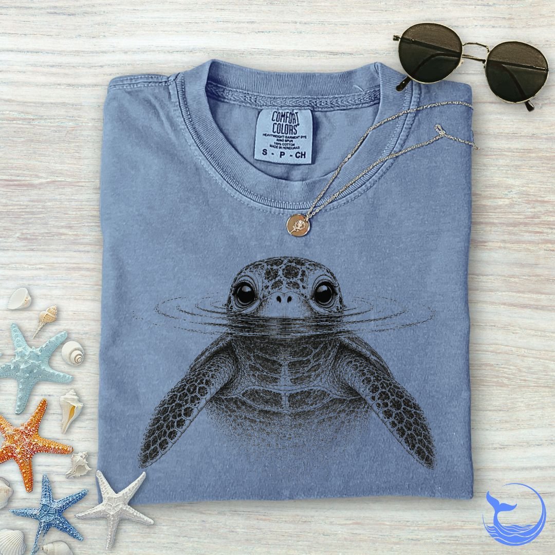 Curious Turtle Comfort Colors T-Shirt