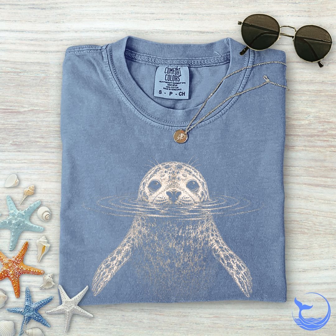 Swimming Seal Comfort Colors T-Shirt