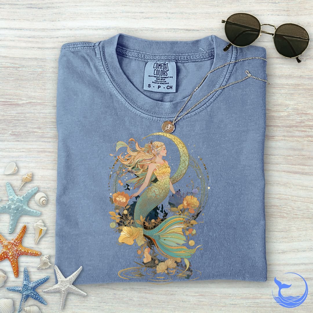 Whimsical Mermaid Comfort Colors T-Shirt