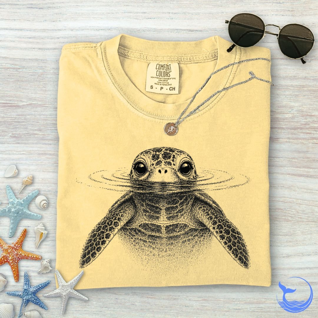 Curious Turtle Comfort Colors T-Shirt