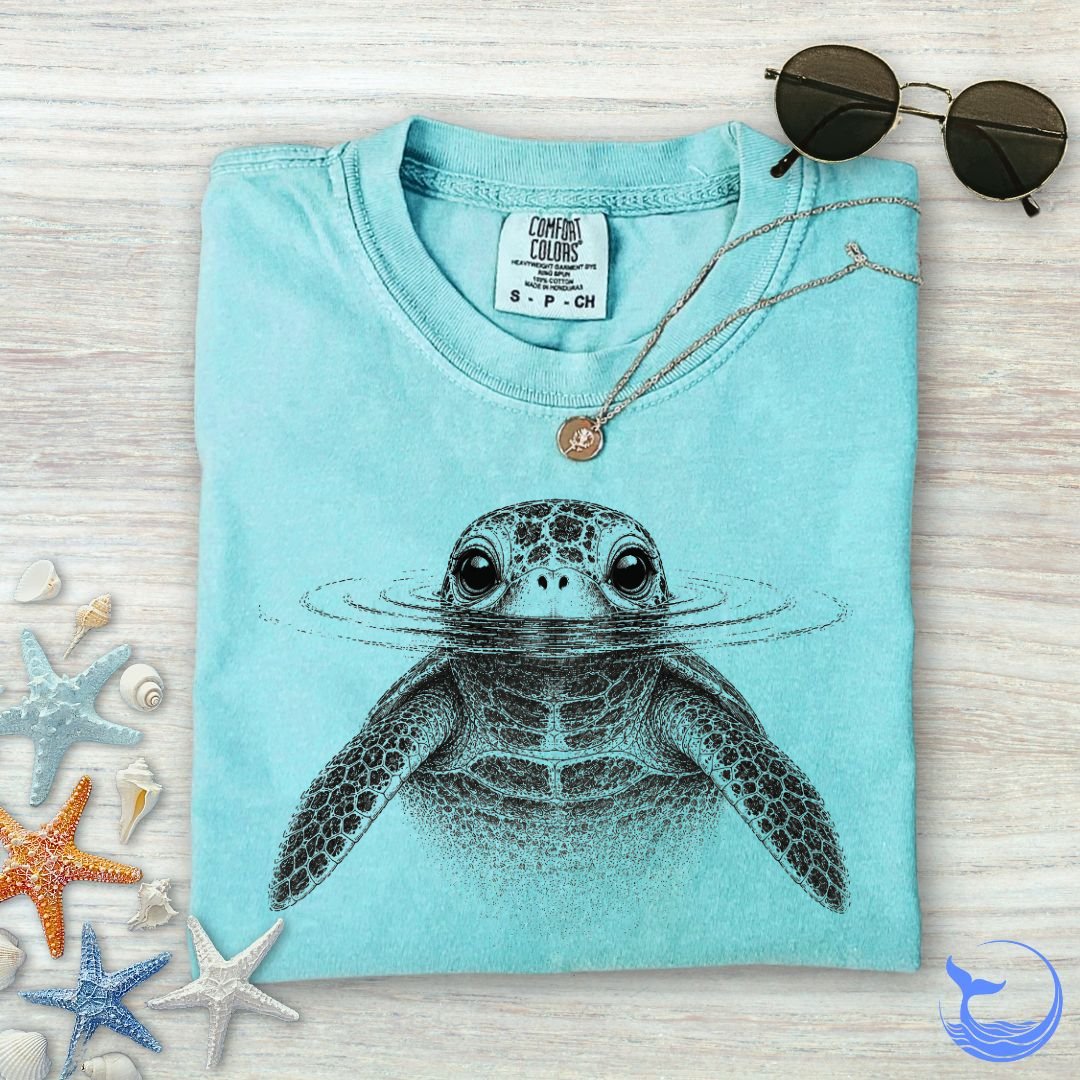 Curious Turtle Comfort Colors T-Shirt