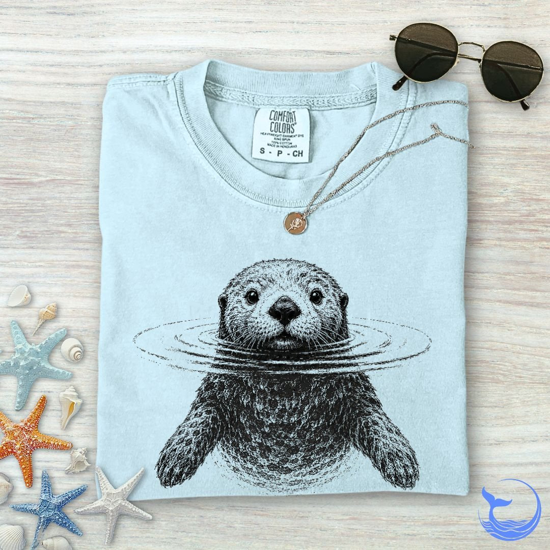 Curious Otter Comfort Colors T-Shirt
