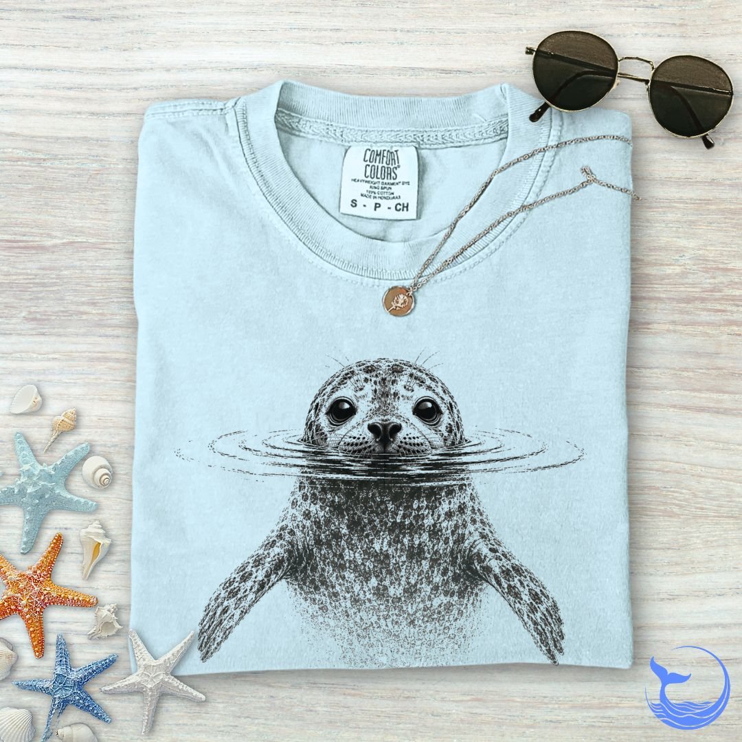 Swimming Seal Comfort Colors T-Shirt