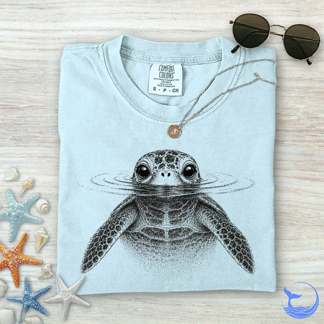 Curious Turtle Comfort Colors T-Shirt
