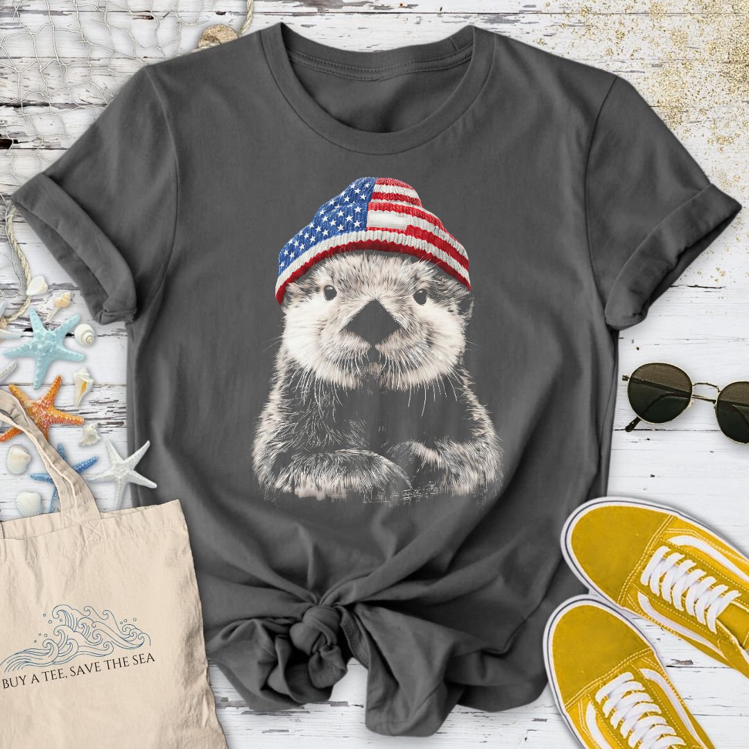 Winter Otter USA T-Shirt