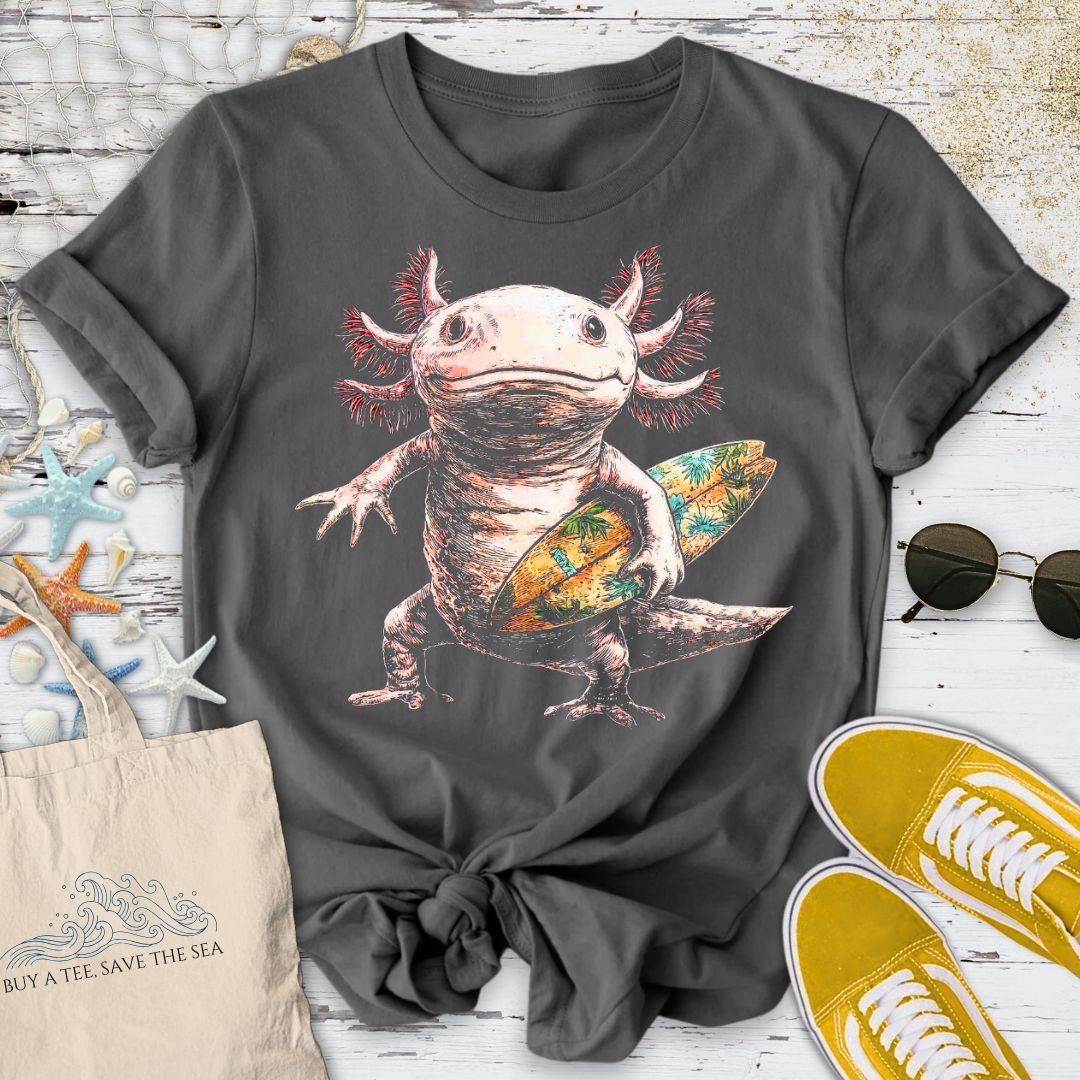 Surfer Axolotl T-Shirt