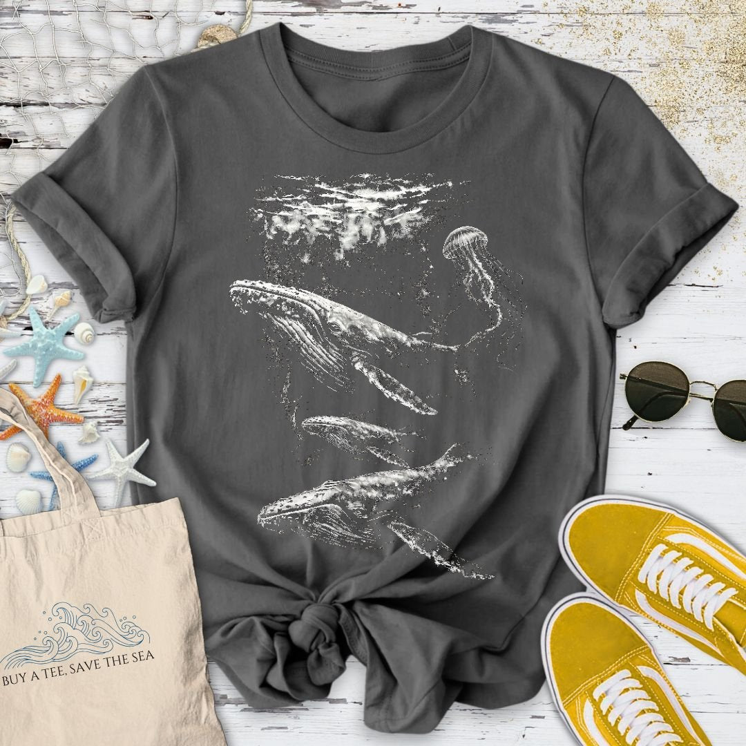 Flowing Whales T-Shirt