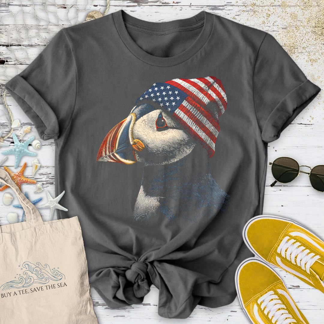 Winter Puffin USA T-Shirt